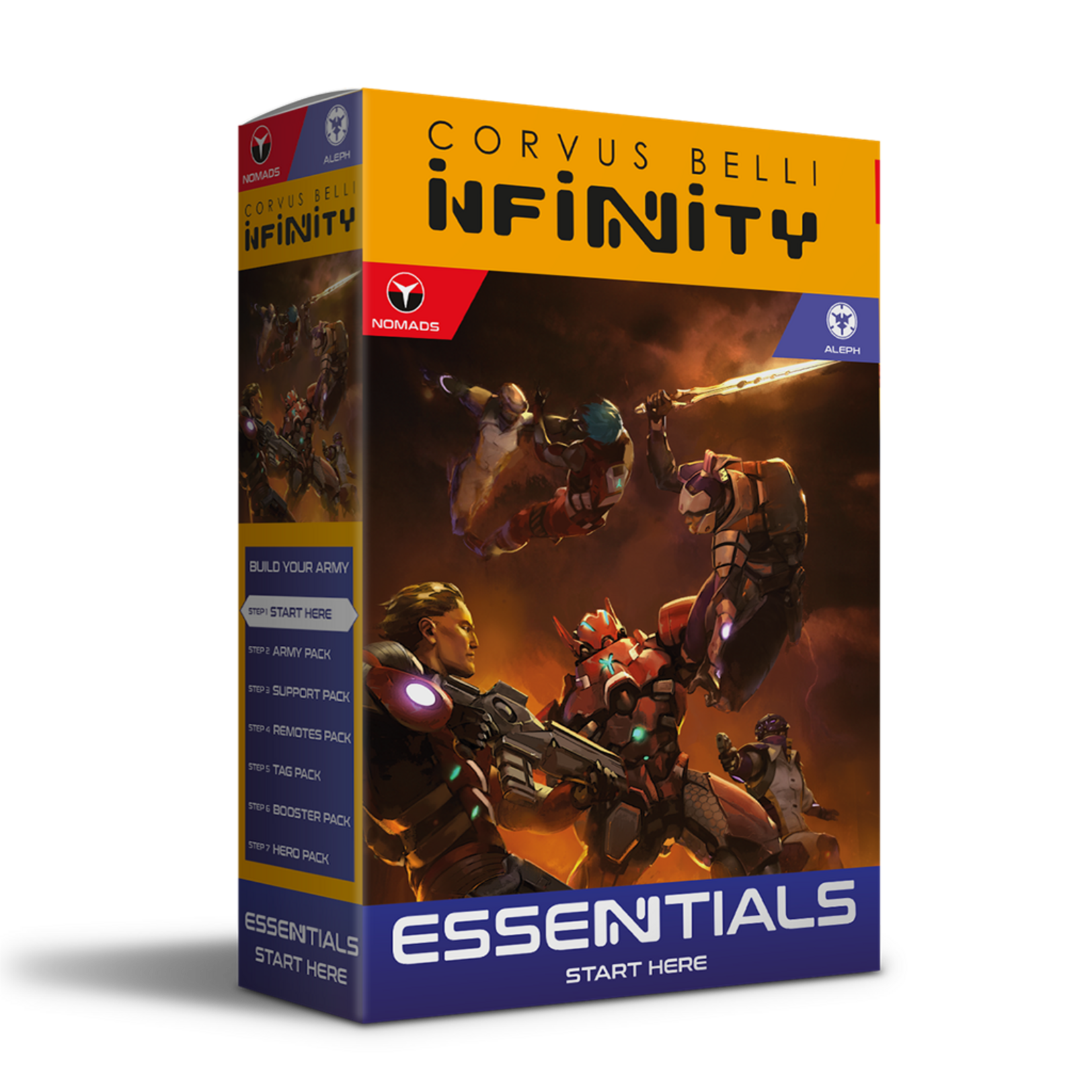 Corvus Belli Infinity Essentials Start Here (Nomads vs Aleph) (EN)