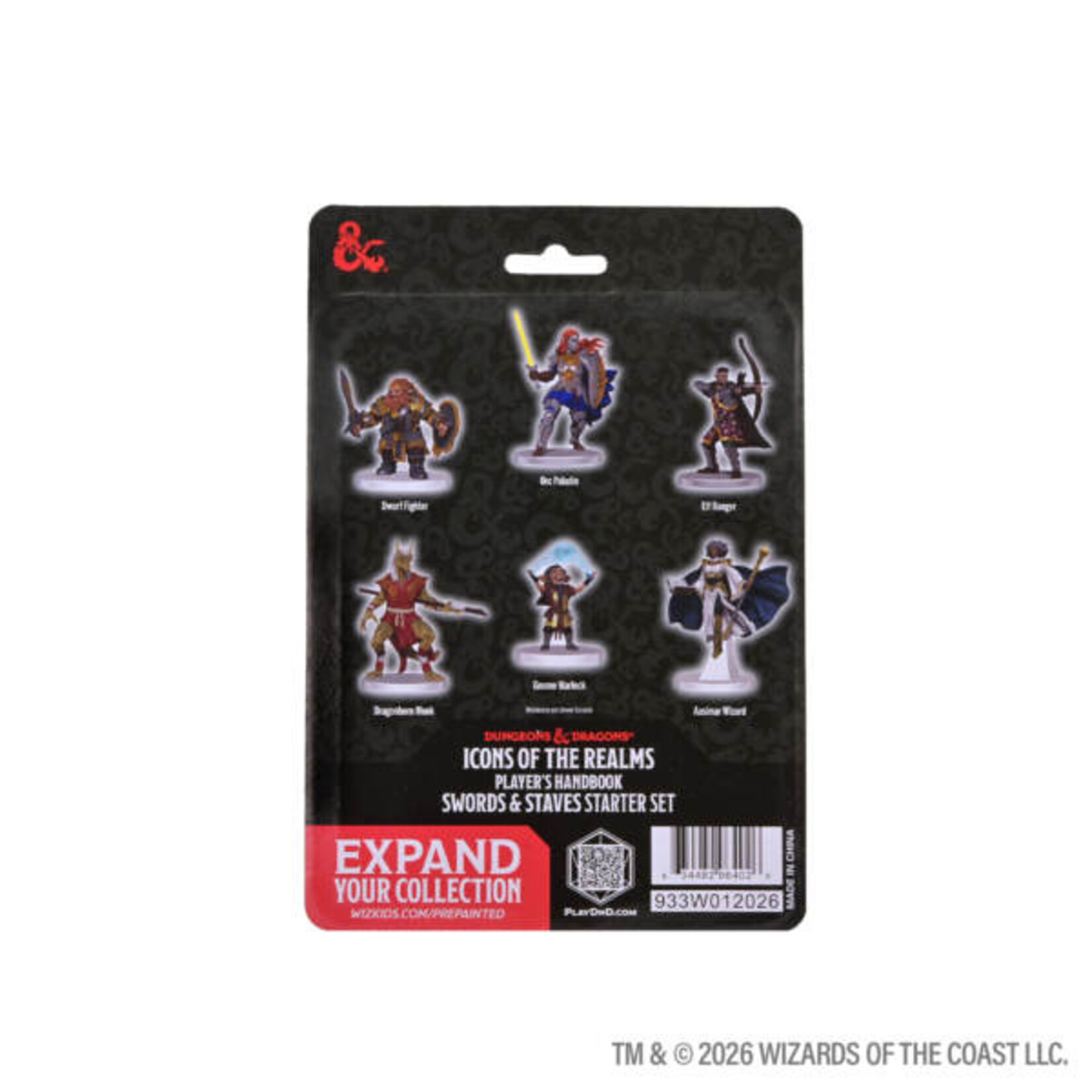 Wizkids D&D Icons of the Realms Player's Handbook Swords & Staves Starter Set