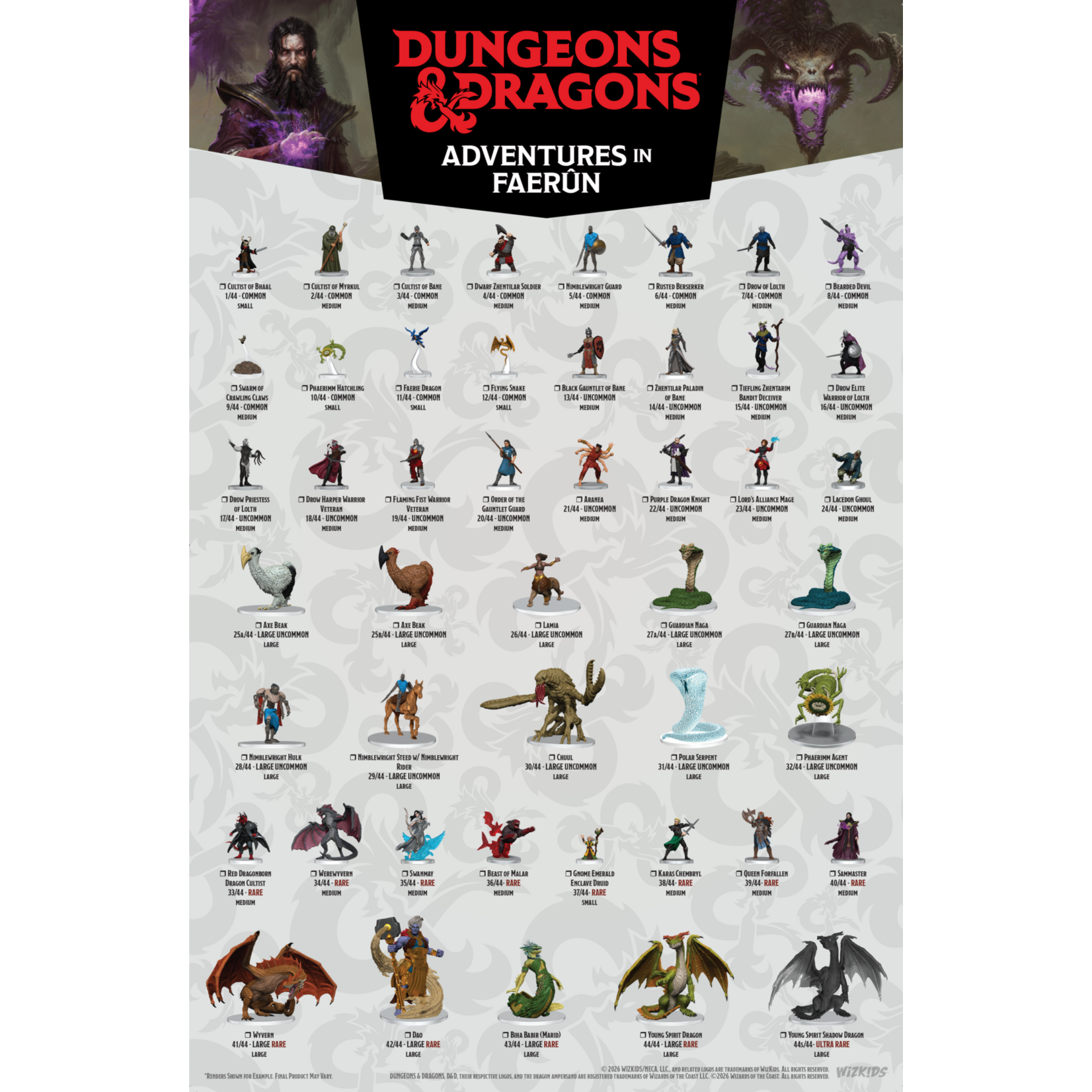 Wizkids D&D Icons of the Realms Adventures in Faerûn Booster