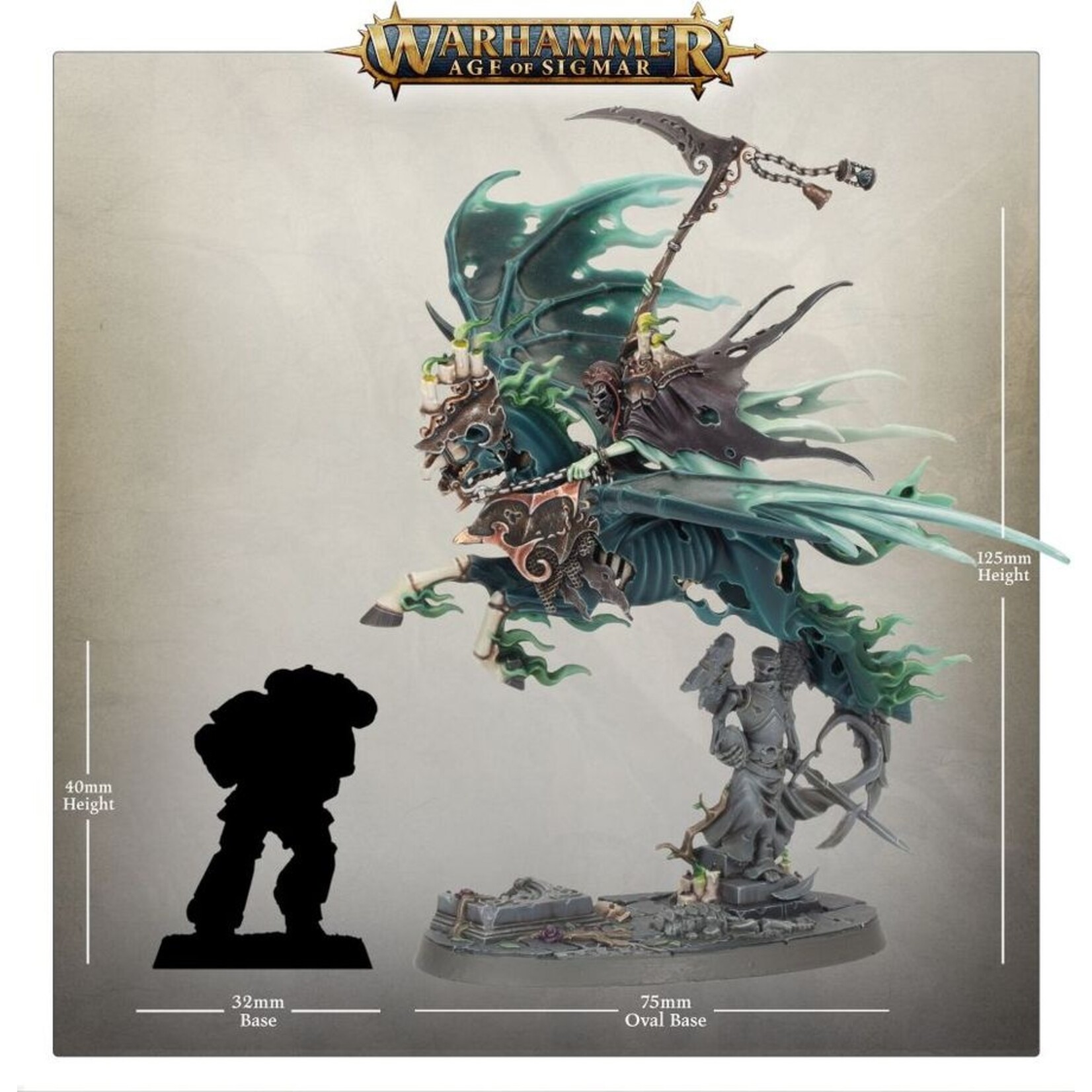 Games Workshop Nighthaunt Reikenor the Grimhailer