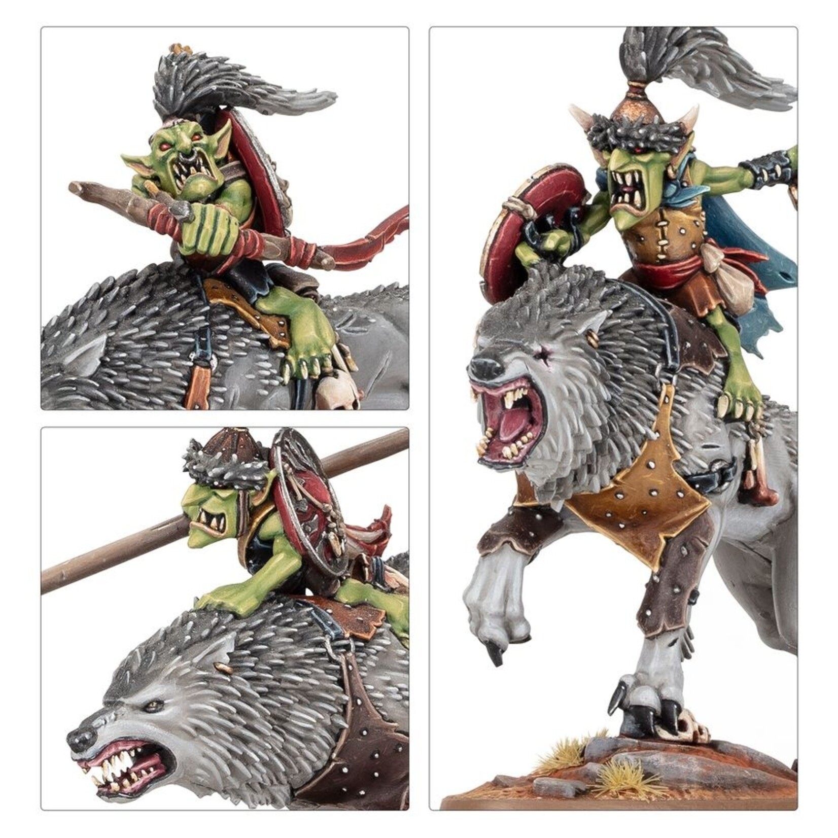 Games Workshop Gloomspite Gitz Snarlboss & Wolfgit Retinue