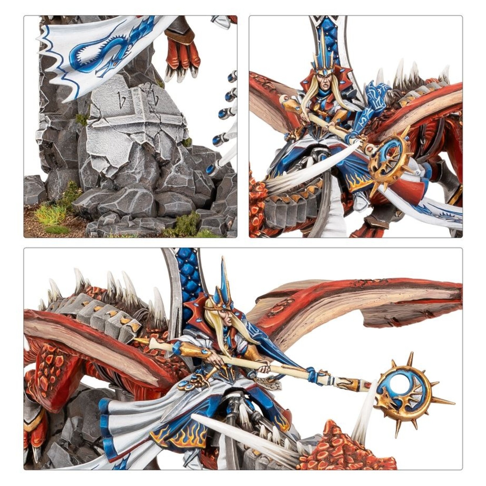 Games Workshop High Elf Realms Lord on Dragon