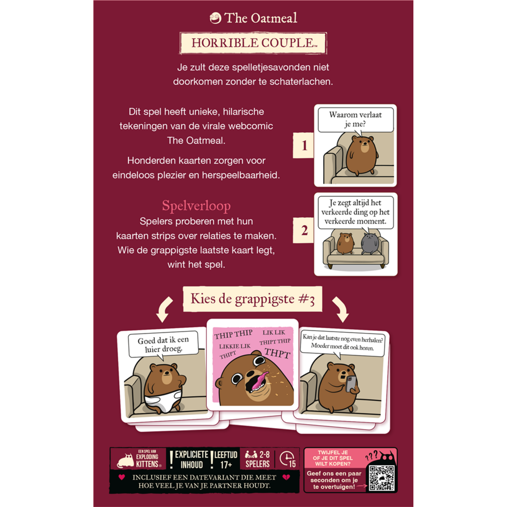 Exploding Kittens Horrible Couple (NL)