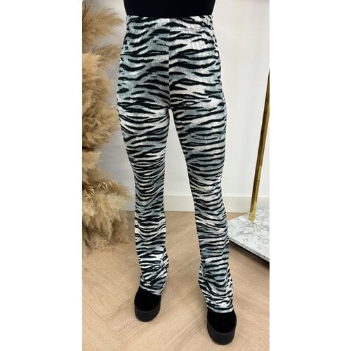 ZEBRA FLAIR PANTS 1400 GREY