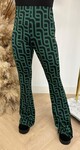 AMAZING PRINT FLAIR PANTS 8212 GREEN