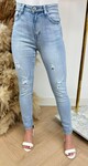 FOLYROSE LIGHT DAMAGED JEANS M0077 LIGHTBLUE