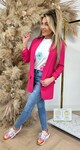MUSTHAVE CROPPED MOUW BLAZER FUCHSIA