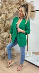 MUSTHAVE CROPPED MOUW BLAZER APPLEGREEN