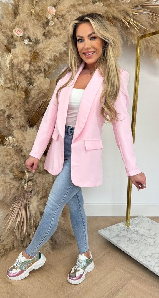 BASIC BLAZER LIGHTPINK