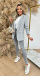 MUSTHAVE CROPPED MOUW BLAZER GREY