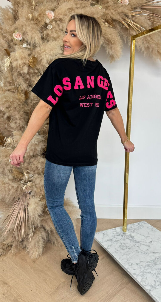 LOS ANGELES WEST 1982 TEE 282160 BLACK