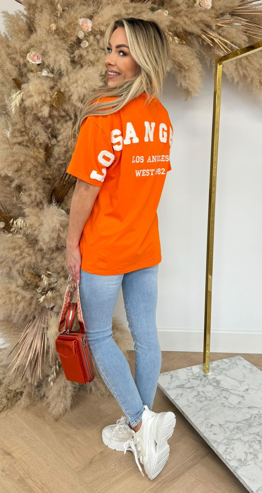 LOS ANGELES WEST 1982 TEE 282160 ORANGE