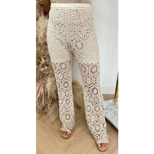 ALL OVER LACE PANTS 28051 BEIGE