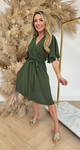 LISA SUMMER DRESS ARMYGREEN