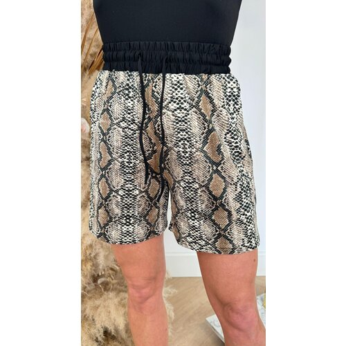 SNAKE SHORT 25596 BLACK/BEIGE