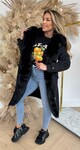 PARKA FAKE FUR WINTERJACKET MS56 BLACK