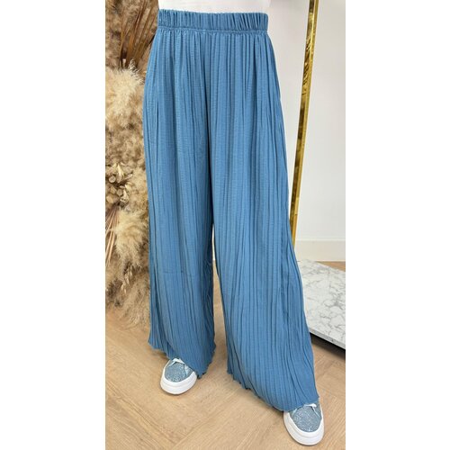 PLISSE ACTIE PANTS BLUE