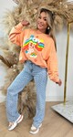 ACTIE POWER UP SWEAT 801529 PEACH