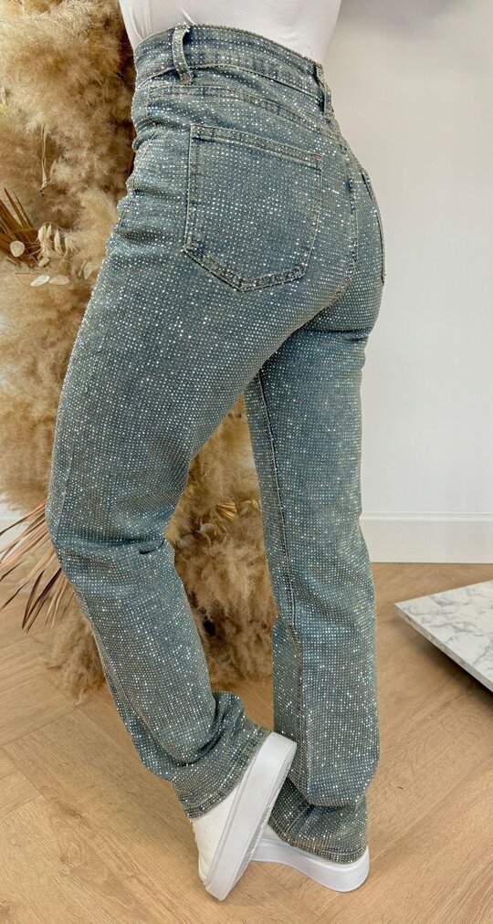 DIAMOND STRAIGHT LEG JEANS 3218-1 DENIM