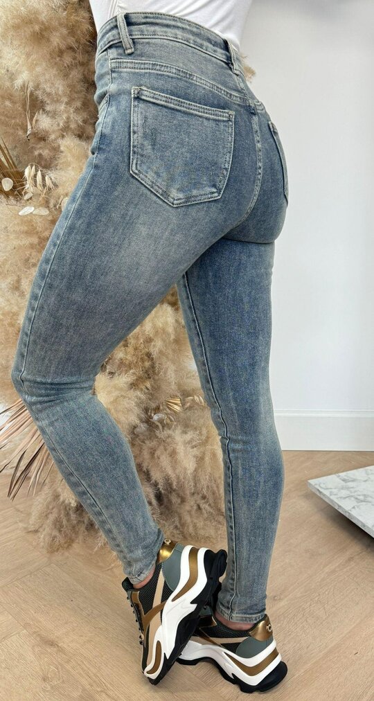 PARIS SKINNY JEANS 6650-9 MEDIUMBLUE