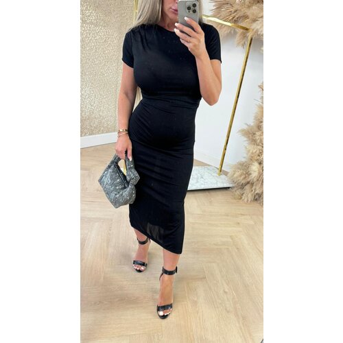 AMBER GLANS BASIC DRESS BLACK