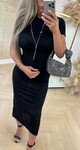 AMBER GLANS BASIC DRESS BLACK