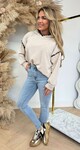 LEO STIKSEL HOODIE BEIGE