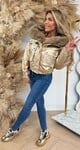 METALLIC SOFTY JACKET 3852 GOLD