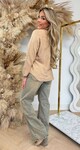 ZOE SOFT BASIC TOP BEIGE