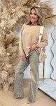 ZOE SOFT BASIC TOP BEIGE