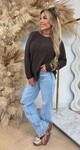 ZOE SOFT BASIC TOP CHOCO