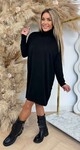 KAYLLA OVERSIZED KOL DRESS 9815 BLACK KAYLLA OVERSIZED KOL DRESS 9815 BLACK