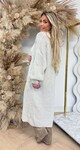 NINA KNITTED LOUNGE VEST LIGHTBEIGE