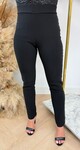 SPARKLING STRIPE LEGGING KA-803 BLACK
