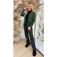 NEW ZIP VESTJE ARMYGREEN