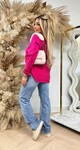 EVA ROUCHE MOUW SWEAT FUCHSIA