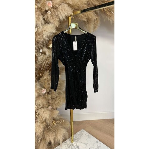 PARTY SEQUIN DRESS BLACK PARTY SEQUIN DRESS BLACK