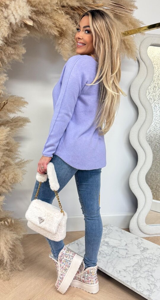 ROMY V SOFT TOP LILA