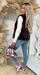 FURRY GILET 2464 BORDEAUX