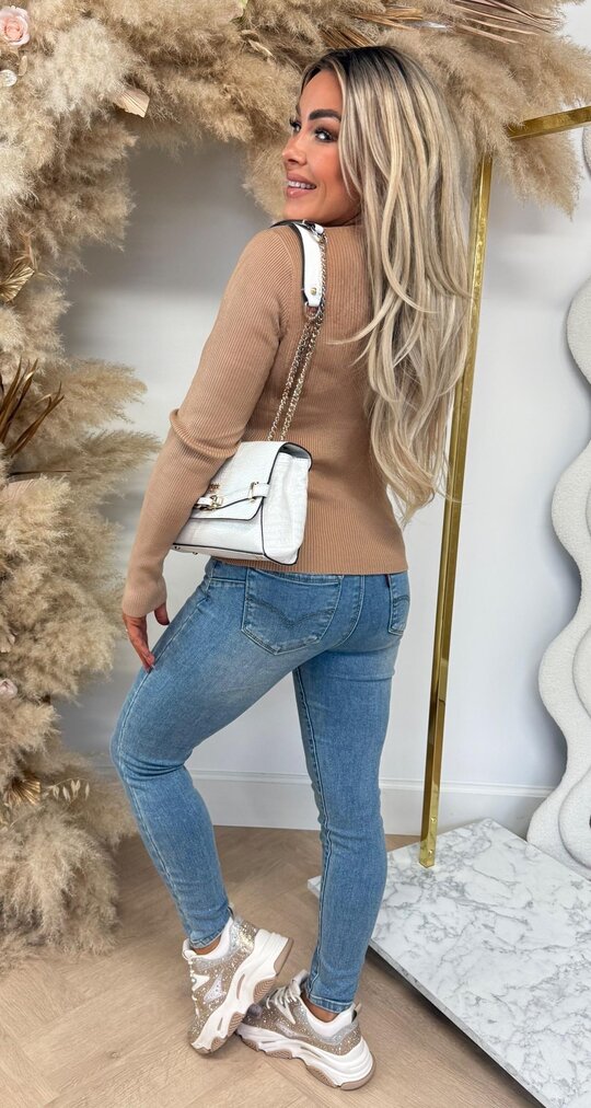 RIB TOP 1241 TAUPE
