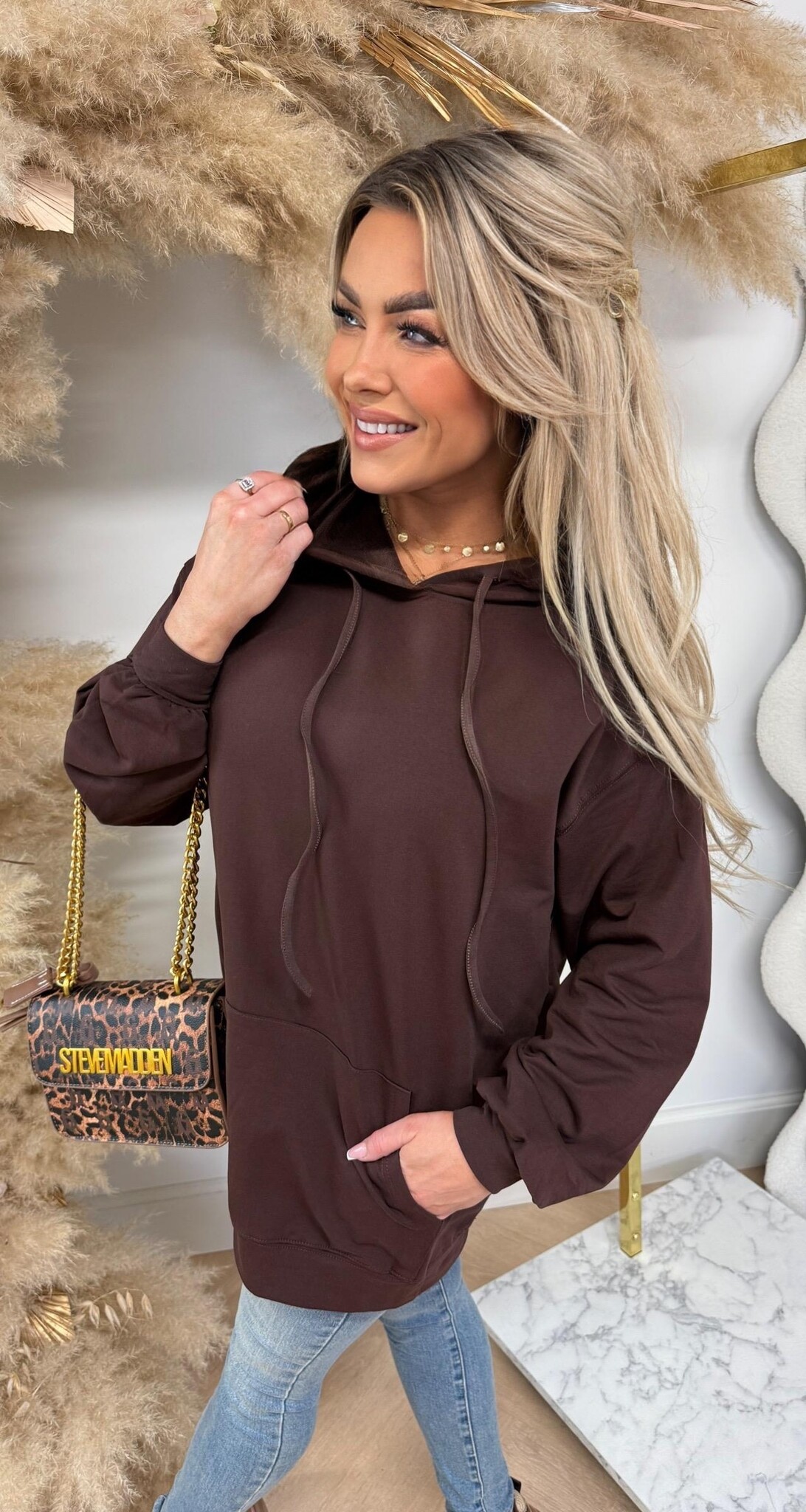 BY SWAN BASIC HOODIE 8309 CHOCO