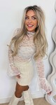 MIU MESH TOP OFFWHITE
