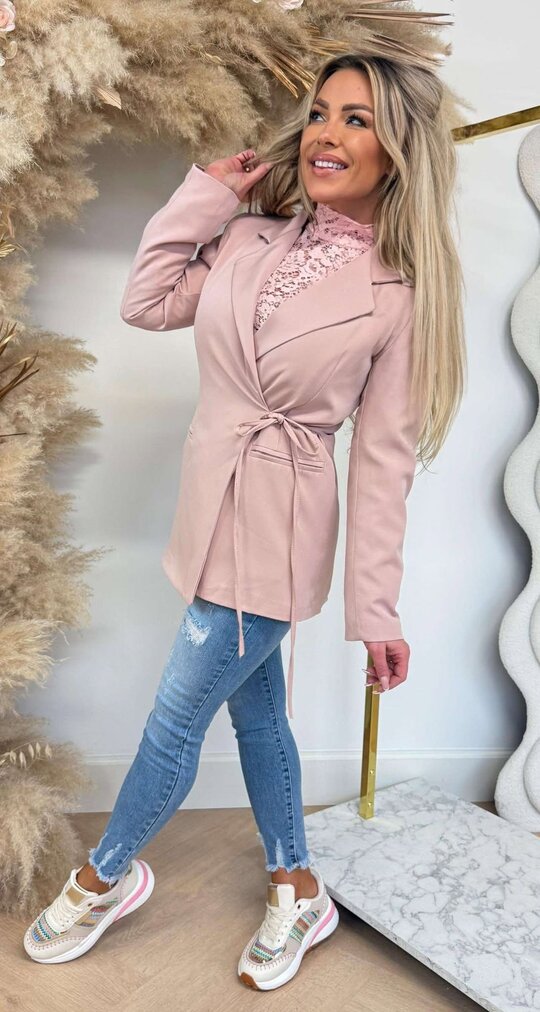 OMSLAG LUS BLAZER PINK