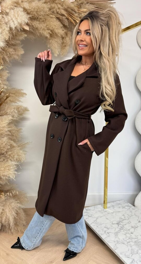 TRENCH COAT CHOCO