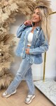 BOHO DENIM JACKET T08 DENIMBLUE BOHO DENIM JACKET T08 DENIMBLUE