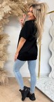 BUTTON SUPER SOFT TEE BLACK