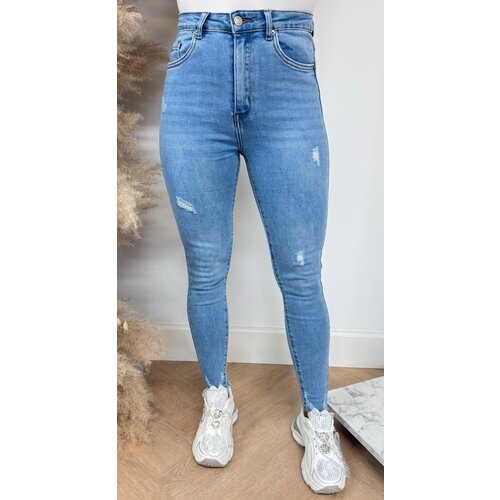 DAMAGDE SKINNY JEANS 8639 DENIMBLUE DAMAGDE SKINNY JEANS 8639 DENIMBLUE