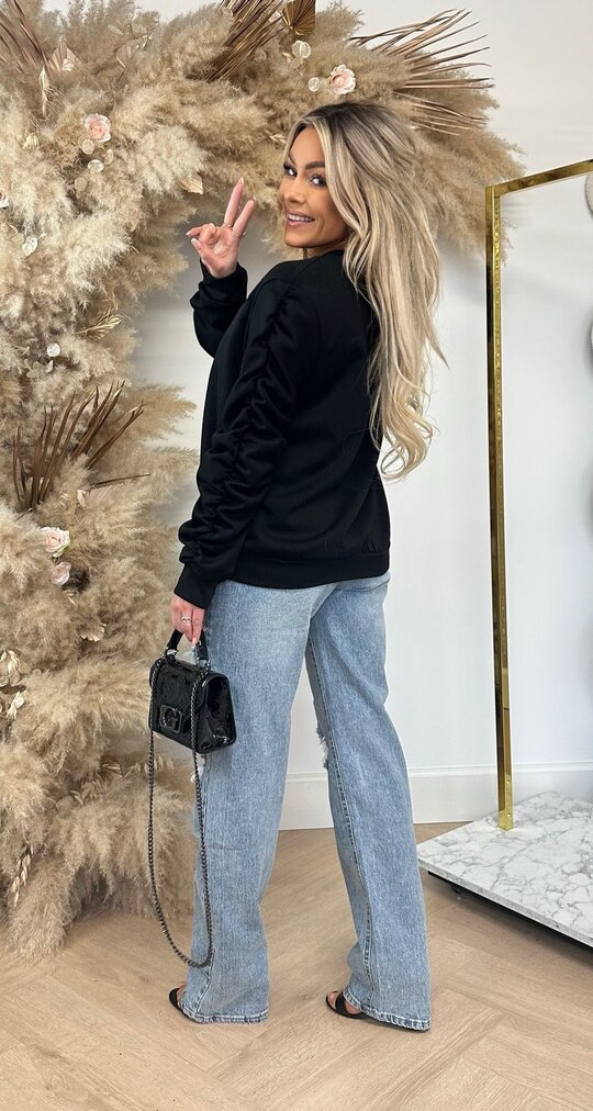 SMOCK MUSTHAVE SWEAT BLACK