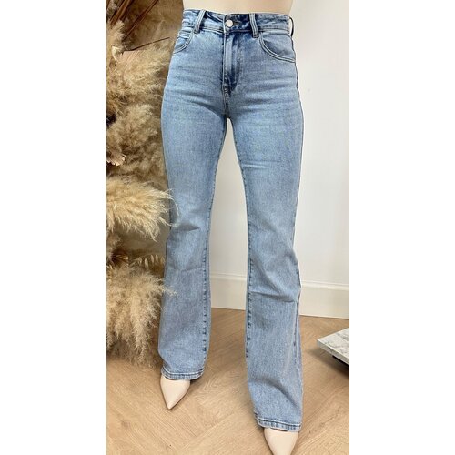 BASIC FLARED JEANS 7327 BLUE BASIC FLARED JEANS 7327 BLUE