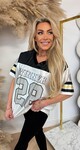 WINNER 28 BASEBALL TEE BLACK